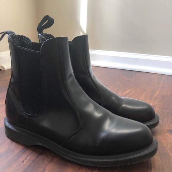 Dr. Martens Shoes - Dr. Martens Flora Smooth Leather Chelsea Boots